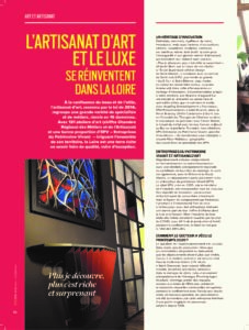 Pigiste freelance à Lyon. Article sur métiers d'art écrit pour le magazine Maestria Mag, partie 1